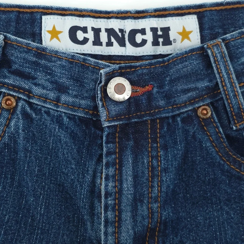 Cinch Boys Jeans MB12882002 14R Blue Medium Wash Western Cowboy Denim